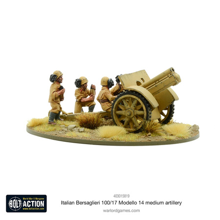 Bolt Action Italian Bersaglieri 100/17 Modello 14 Medium Artillery