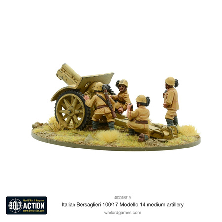 Bolt Action Italian Bersaglieri 100/17 Modello 14 Medium Artillery