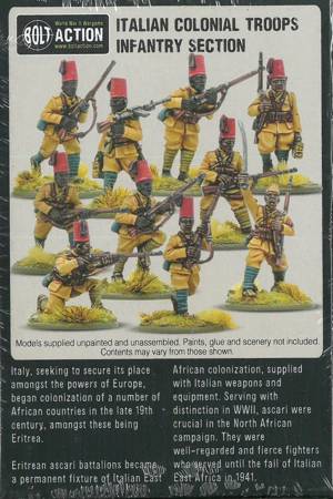 Bolt Action Italian Colonial Troops Infantry Section