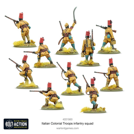 Bolt Action Italian Colonial Troops Infantry Section