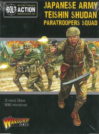 Bolt Action Japanese Teishin Shudan Paratrooper Squad