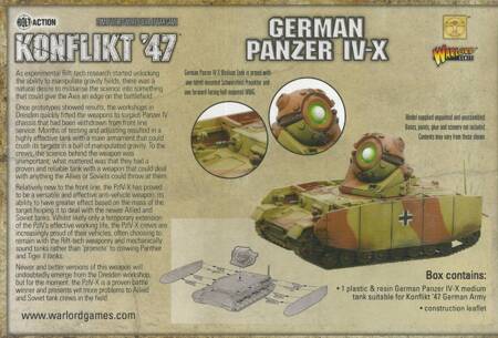 Bolt Action Konflikt'47 German Panzer IV-X