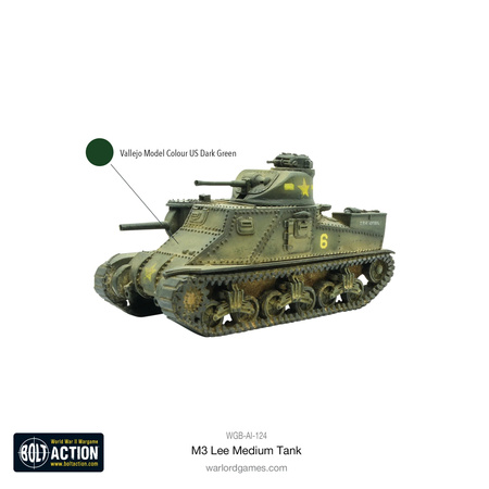 Bolt Action M3 Lee Medium Tank