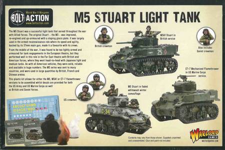 Bolt Action M5 Stuart Light Tank