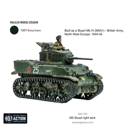 Bolt Action M5 Stuart Light Tank