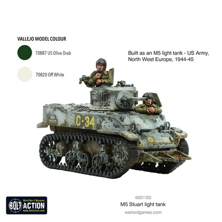 Bolt Action M5 Stuart Light Tank