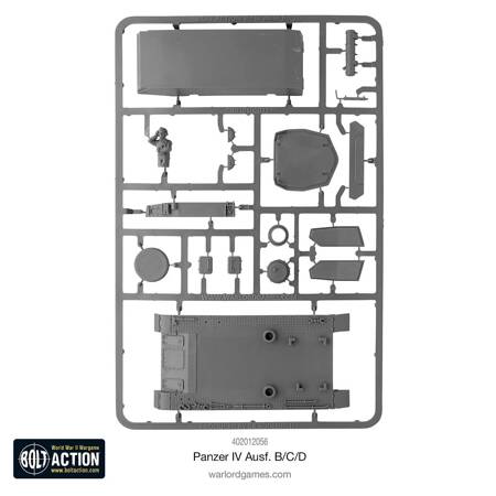 Bolt Action Panzer IV Ausf. B/C/D Zug - zestaw