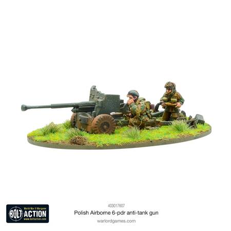 Bolt Action Polish Airborne 6-pdr Anti-tank gun