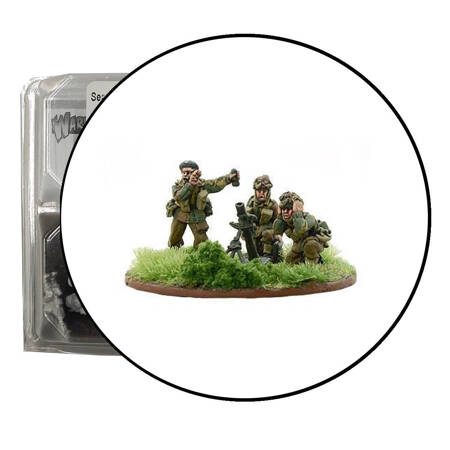 Bolt Action Polish Airborne Medium Mortar team