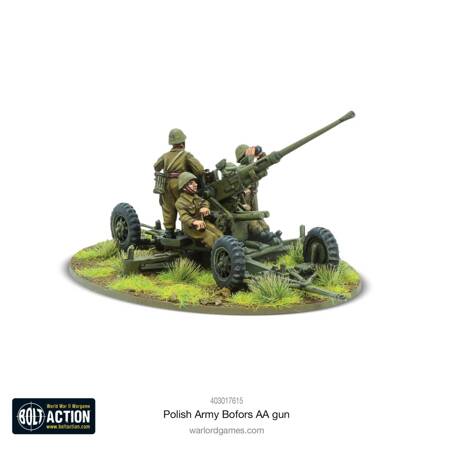 Bolt Action Polish Army Bofors AA Gun 40mm