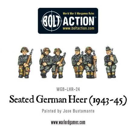 Bolt Action Seated German Heer (1943-45)