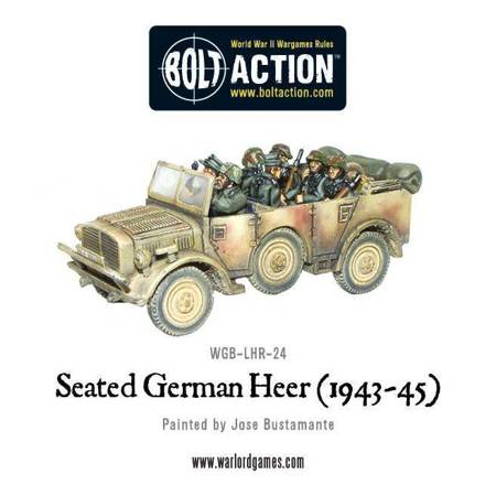 Bolt Action Seated German Heer (1943-45)