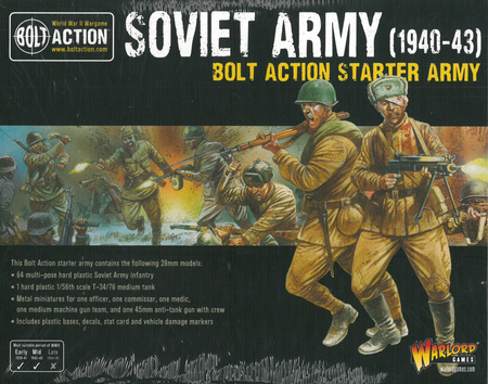 Bolt Action Soviet Army 1940-43 Starter Army