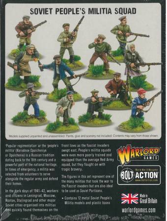 Bolt Action Soviet People's Militia Squad