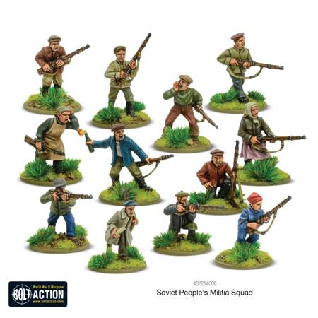 Bolt Action Soviet People's Militia Squad