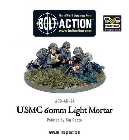 Bolt Action US Army USMC 60mm Light Mortar Team