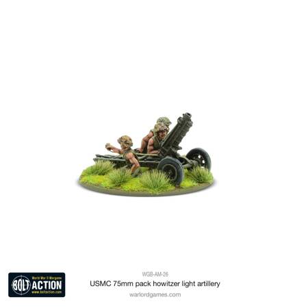 Bolt Action US Marines 75mm pack Howitzer light atrillery