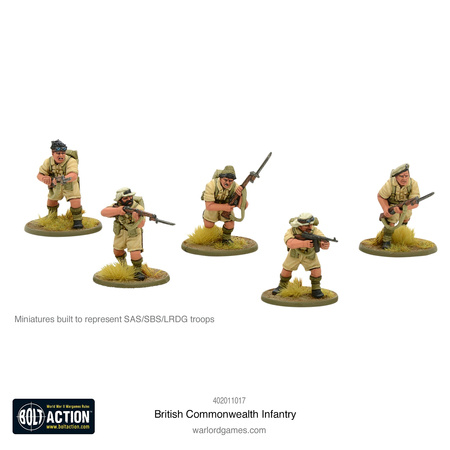 Bolt Action WWII British Commonwealth Infantry