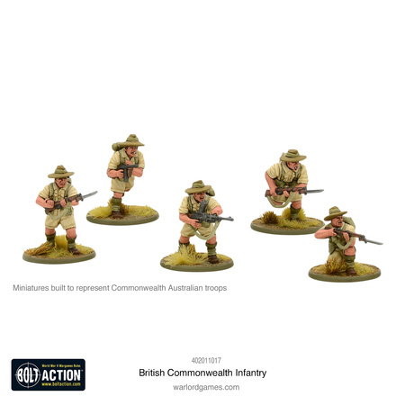 Bolt Action WWII British Commonwealth Infantry