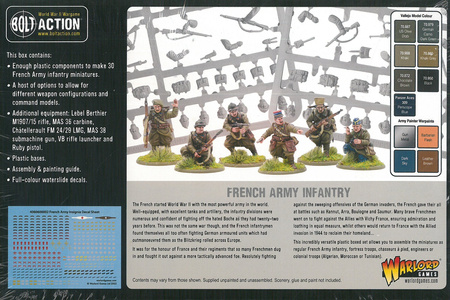 Bolt Action WWII French Army Infantry