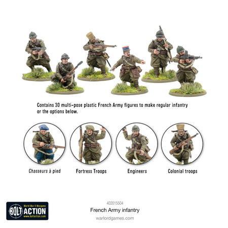 Bolt Action WWII French Army Infantry