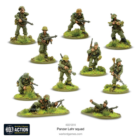 Bolt Action WWII German Panzer Lehr Squad