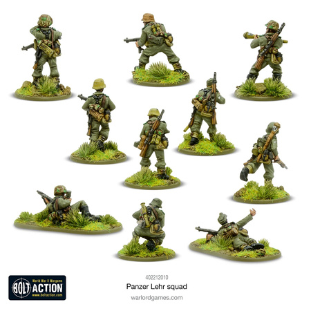 Bolt Action WWII German Panzer Lehr Squad