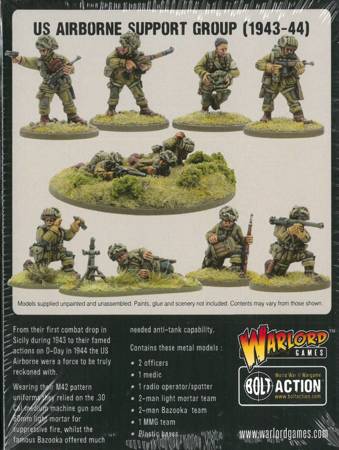 Bolt Action WWII US Airborne Support Group 1943-44