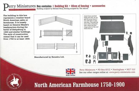 Budynek North American Farmhouse 1750-1900 28mm