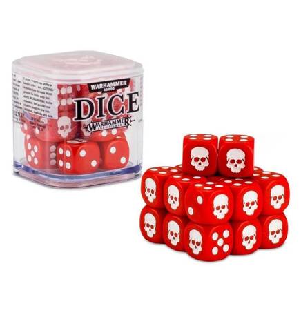 Citadel Dice Cube zestaw 20 kości Czerwone