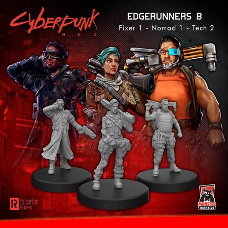 Cyberpunk Red Edgerunners B - figurki