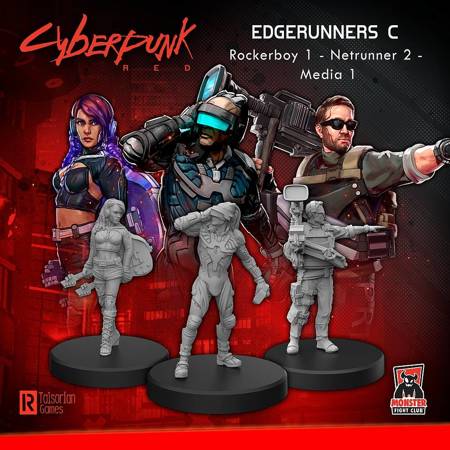 Cyberpunk Red Edgerunners C - figurki