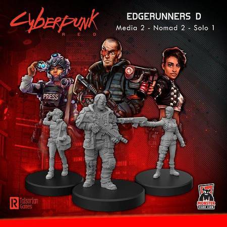 Cyberpunk Red Edgerunners D - figurki