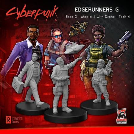 Cyberpunk Red Edgerunners G - figurki