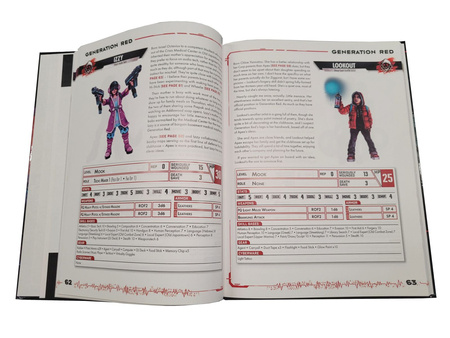 Cyberpunk Red RPG Danger Gal Dossier (ENG)