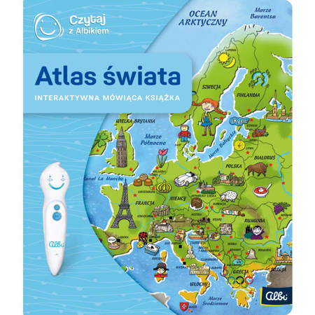 Czytaj z Albikiem książka Atlas świata