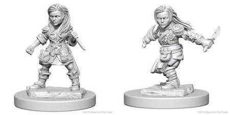 D&D Female Halfling Rogue - Nolzur's Miniature