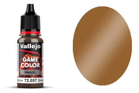 Farba Vallejo Game Color 72057 Metallic Bright Bronze 18 ml (2023)