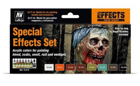 Farby Vallejo 72213 Effects - Special Effects Set