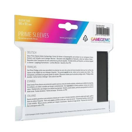 Gamegenic: Prime CCG Sleeves Koszulki Ochronne Black / Czarne