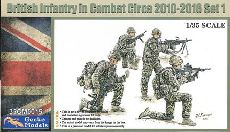 Gecko Models  British Infantry in combat set1