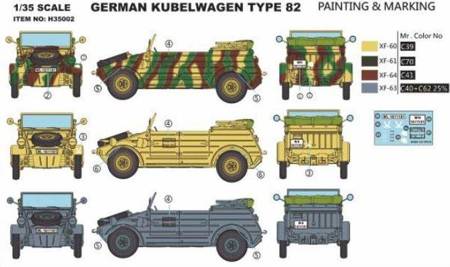 HERO H35002 German PKW Typ k 1 Kubelwagen Type 82