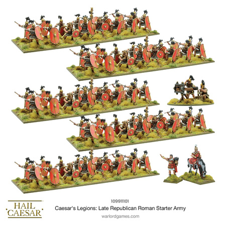 Hail Caesar Caesar's Legion Late Republican Roman Starter Army