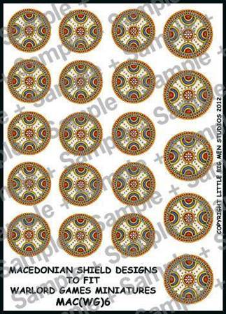 Hail Caesar Kalkomania MAC(WG)7 Macedonian Phalangite Shield Desing 7