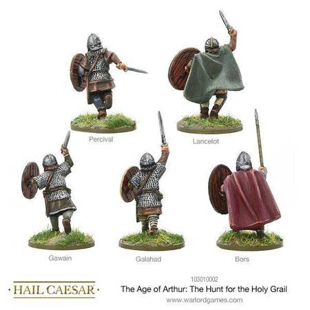 Hail Caesar The Age of Arthur Hunt for the Holy Grail: Galahad, Percival, Bors, Lancelot, Gawain