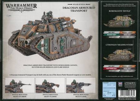 Horus Heresy Solar Auxilia Dracosan Armoured Transport 