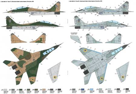 IBG 72902 MiG-29UB in Ukrainian Air Force model plastikowy do sklejenia i pomalowania