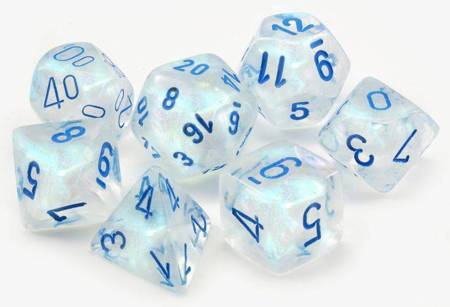 Kości zestaw RPG Chessex Borealis Luminary Icicle