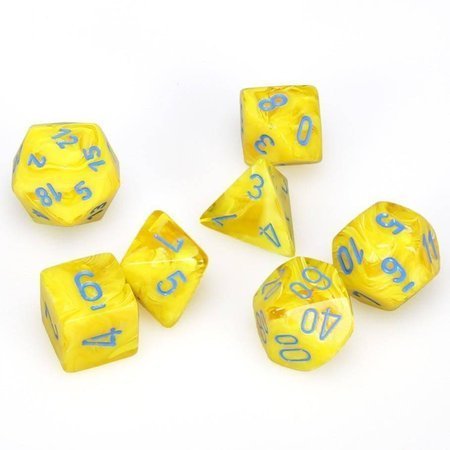 Kości zestaw RPG Vortex Yellow Chessex