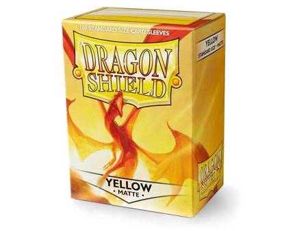 Koszulki Dragon Shield Yellow Matte